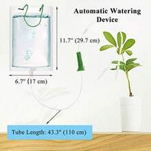 3 Pieces Automatic Plant Watering Drip Bag Irrigation Device Plant Water Drip Irrigation Kit With Adjustable Control Valve Switch For House Plants - As Pic - View 3