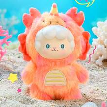 Miniso Juanjuan Sheep Ocean Adventure Series Vinyl-Plush Blind Box, Adorable Juanjuan Sheep Transformed Into Marine Creatures, Combination Of Plush And Vinyl Material, Delicate Touch, Diverse Designs With Random Delivery(1 PC Random Delivery) - Multicolor - View 8