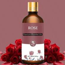 100ml/3.4oz, 30ml/1.0oz, 10ml/0.34oz Premium Rose Fragrance Essential Oil, Suitable For Diffuser, Humidifier, Holiday Gift - Rose - View 1