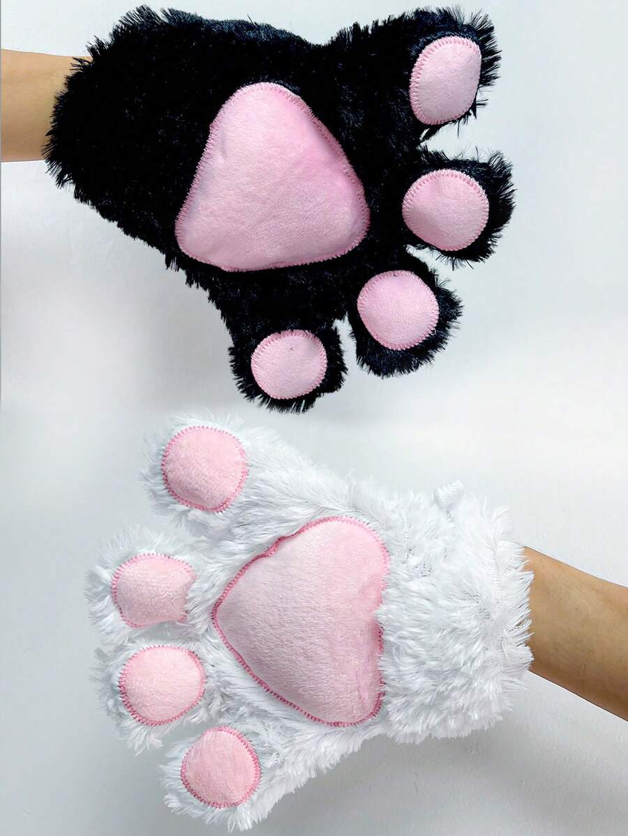 1 đôi găng tay hình móng mèo, phụ kiện cosplay móng mèo trong anime/manga. - Nhiều màu - Xem 1