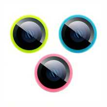 3 Pieces Set - Creative Ceramic Luminous Ultra-Thin Mobile Phone Camera Lens Protective Film - Suitable For IPhone 11/ 12/ 13/ 14/ 15/ 16/ 17 Full Series - Scratch-Resistant/ Wear-Resistant/ Drop-Resistant Mobile Phone Camera Lens Protective Film