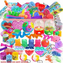 43 piezas Regalos para fiestas para niños a granel, juguetes antiestrés, regalos de recompensa, caja del tesoro, regalo de cumpleaños, rellenos de calcetines navideños, premios de carnaval, rellenos de piñatas, rellenos de bolsas de fiesta, rellenos de bolsas de regalos, estilo de color aleatorio