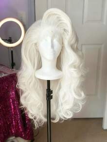 Platinum Blonde 200 Density Water Wave Wig Human Hair 13x4 HD Transparent Body Wave Lace Front Wigs Human Hair  Pre Plucked With Baby Hair Brazilian Remy White Colored Lace Closure Wigs For Women Natural Looking - 60 - 查看 2
