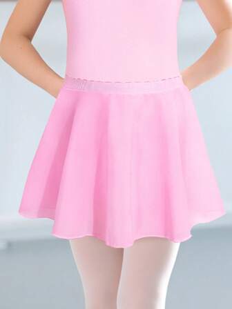 Girls' Ballet Tutu Skirt, Children's Princess Dance Skirt