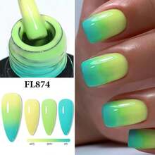 FOUR LILY 10ml Gel Kuku Berubah Warna Sensitif Suhu - Gel Kuku Reaktif Dingin & Panas, Cocok Untuk Manikur Salon dan Rumahan - MultiWarna - View 18