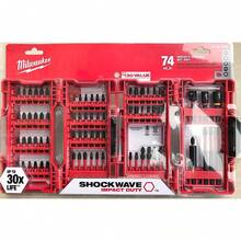 Milwaukee Shockwave Impact Driver Bit Set (74 Piece) 48-32-4062 - 1 - 查看 8