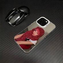 Funda de teléfono sexy Kpop BK J-j-Jennie compatible con  17 Air 16 15 14 13 12 11 Pro Max Plus, color a prueba de golpes, cubierta trasera plateada, compatible con funda de  17, funda de  17 Pro, funda de  17 Pro Max - z10 - Ver 10