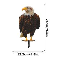 تمثال عقاب شرس للحديقة أو الفناء الخارجي، ديكور للحديقة أو الصالة الخارجية