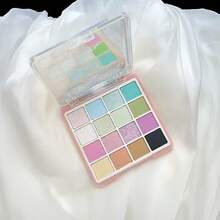 [Phấn mắt 16 màu] Bảng phấn mắt 16 màu sống động | Lớp phủ lì & lấp lánh, Sắc cầu vồng san hô, Sắc tố phong phú cho đôi mắt ấn tượng, Quà tặng Giáng sinh, Quà tặng đám cưới, Quà tặng ngày lễ tình nhân - Mảnh duy nhất - Xem 1