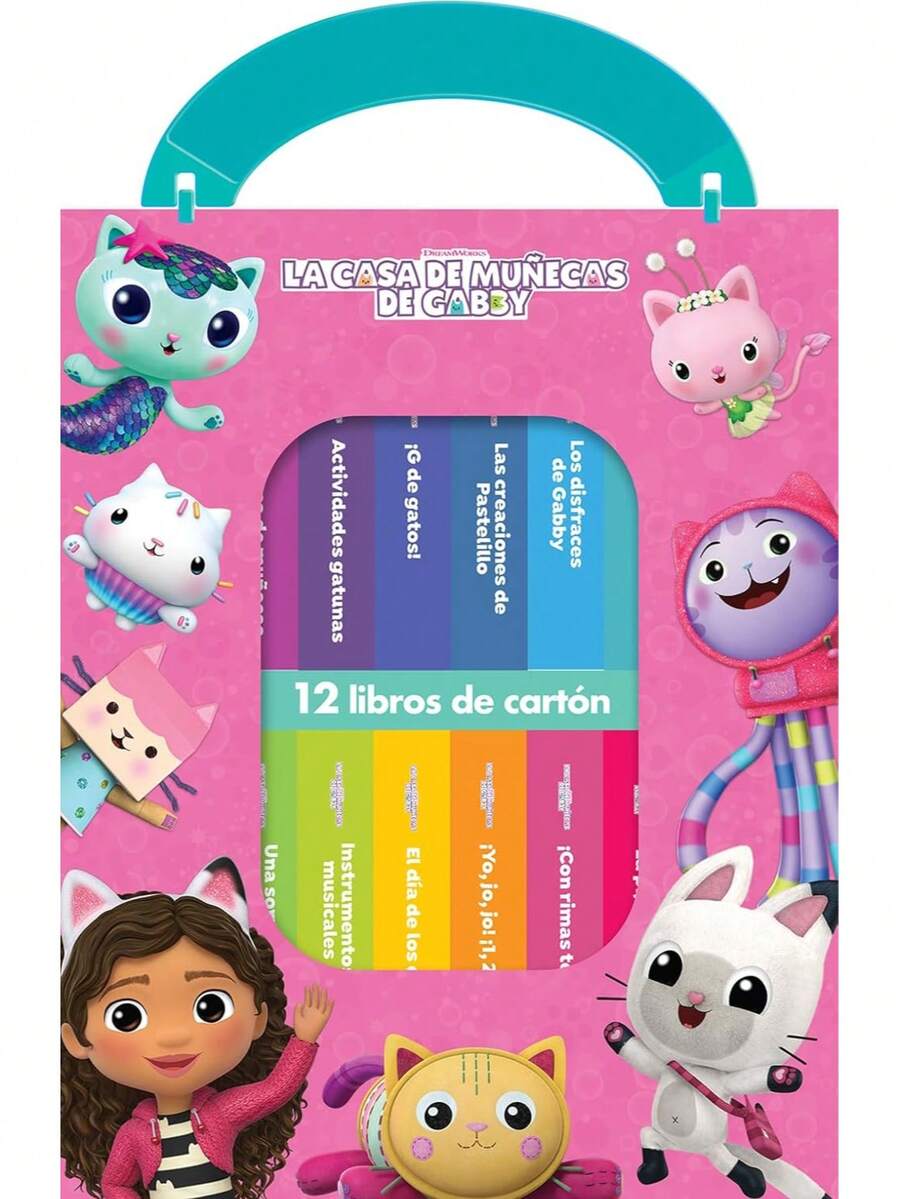 LA CASA DE MUÑECAS DE GABBY- MI PRIMERA BIBLIOTECA DE 12 LIBROS - Libro único - Ver 1