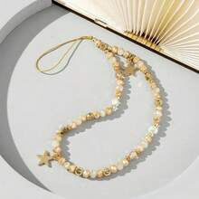 1pc Star Shaped Phone Charm, ABS Resin Fashion Pendant With Hanging Strap, Universal Phone Accessory - 彩色 - 查看 5