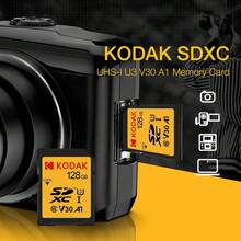 Kodak 柯达相机存储卡 SD 卡 32GB/64GB/128GB 高速 100MB/S SDXC 单反存储卡 Class10 4K 高清 V30 A1 - SD U3 - 查看 4