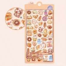 3D Cute Cartoon Stickers, Transparent Embossed Creative Diary Stickers, Diamond Gem Crystal Children's Handmade Decorative Stickers, Christmas/Thanksgiving Holiday Birthday Gifts For Kids