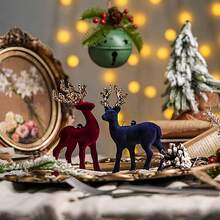 1pc Reindeer Pendant, Tree Decoration, Home Decor, Photo Props, Tabletop Ornament, Holiday Gift,Home Decor ,Room Decor,Wall Decor Christmas Decorations Christmas - Multicolor - View 6