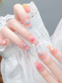 240 chiếc/hộp, 6 màu macaron, phụ kiện trang trí móng tay hình trái tim bằng nhựa, phụ kiện DIY đa chức năng, thích hợp cho móng tay, giày dép, quần áo, túi xách, đồ thủ công và ốp điện thoại - Trang trí trái tim màu hồng và trắng bóng, dụng cụ làm móng | Trang trí móng DIY | Bề mặt bóng, trang sức móng tay - Nhiều màu - Xem 10