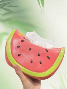 1 件创意纸巾盒，可爱水果纸巾盒，卡通动物纸巾盒，万圣节南瓜纸巾盒，优质鸭子纸巾盒，优雅猫咪纸巾盒，西瓜、香蕉、榴莲新奇纸巾盒，适用于汽车、办公桌、家居客厅装饰、餐厅装饰、陶瓷纸巾架、汽车纸巾盒、派对礼物、万圣节用品 - 彩色 - 查看 19