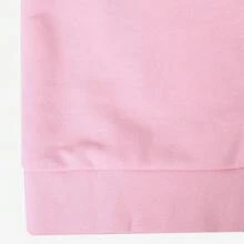Adidas Girls' Printed Crew Neck Pullover Casual Sweatshirt, IC6119 - Pink - View 5