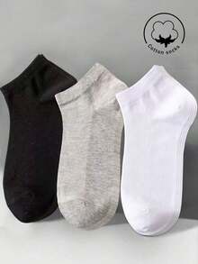 30/20/15/10/5/3/1 双装女士棉袜，隐形袜，短袜，白色袜，灰色袜，黑色袜，女士袜，可爱袜，女童袜，四季皆宜，透气网眼设计，吸湿排汗，柔软顺滑，适合各种场合，如节日、运动、休闲、商务和日常穿着，颜色随机组合 - 彩色 - 查看 2