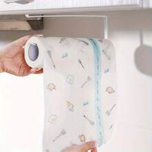 1 pieza Estante para almacenamiento de papel de gabinete blanco, un artículo de ocio diario