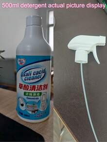 jakehoe 500ml Oxalic Acid Cleaner, Convenient Bathroom And Toilet Cleaner, Can Remove Toilet Urine Stains, Toilet Bowls, Bathtubs, Ceramic Tiles, Urine Deposits (Random Delivery Of New And Old Models), Perfect Gift For Carnival, Halloween, Christmas, Valentine's Day, Ramadan, April Fool's Day - Multi-color Oxalic Acid Cleaner - View 3