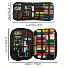 1 Set Sewing Kit, XXL Size, High-Quality Sewing Supplies For DIY, Beginner, Adult, Emergency, Summer Camper, Travel & Home, With Storage Bag (Random Color) - 彩色 - 查看 2