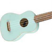 Soprano Ukulele, Walnut Fingerboard, Daphne Blue, Comes With Virtual Lessons - Bocote - View 11
