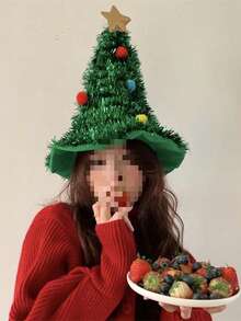 قبعة شجرة الميلاد، ديكور شجرة الميلاد، ديكور حفلة موضوع الميلاد، إنشاء جو، دعامة التصوير الفوتوغرافي، قبعة شجرة الميلاد الخضراء مع زخارف ملونة، قبعة جميلة مناسبة لحفلات الميلاد، هدايا ، مثالية لحفلات الميلاد والديكورات، مثالية لصور حفلة الميلاد، ديكورات الميلاد، رائعة للشتاء، ديكور غرفة رأس السنة الجديدة ديكورات الميلاد المنزلية هدايا الميلاد ديكورات الميلاد