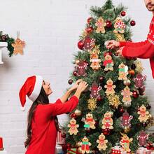 12pcs Gingerbread Man Decorations: Add A Sweet Atmosphere To Your Christmas Tree Decor! Christmas, Halloween, Thanksgiving, Easter Gifts, Christmas Trees, Santa Claus, Christmas Decorations, Gingerbread Houses, Christmas Gifts, Christmas Tree Ornaments, Christmas Gifts, Christmas