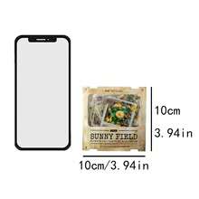 MOCARD 30 件/包花卉主题贴纸，复古创意美学贴纸贴花，DIY 装饰剪贴簿工艺材料，节日礼物，个性化剪贴簿学校用品 - 棕色 - 查看 11