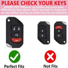 Simocky Compatible With Jeep Key Fob Cover With Keychain, Soft TPU Car Key Shell Case For Women, Compatible With Jeep Wrangler JLU JL Gladiator Rubicon JT Flip Full Cover Protector (4 Buttons-Purple) - ColorF - 查看 2