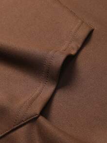 Men's Lightweight Hoodie And Sweatpants Set, Casual Outfit With Pockets, Drawstring Waist Pants, Versatile For Spring/Autumn, Suitable As Gift For Husband/Boyfriend, Street, Commute, Outdoor, Holiday - Coffee Brown - View 7