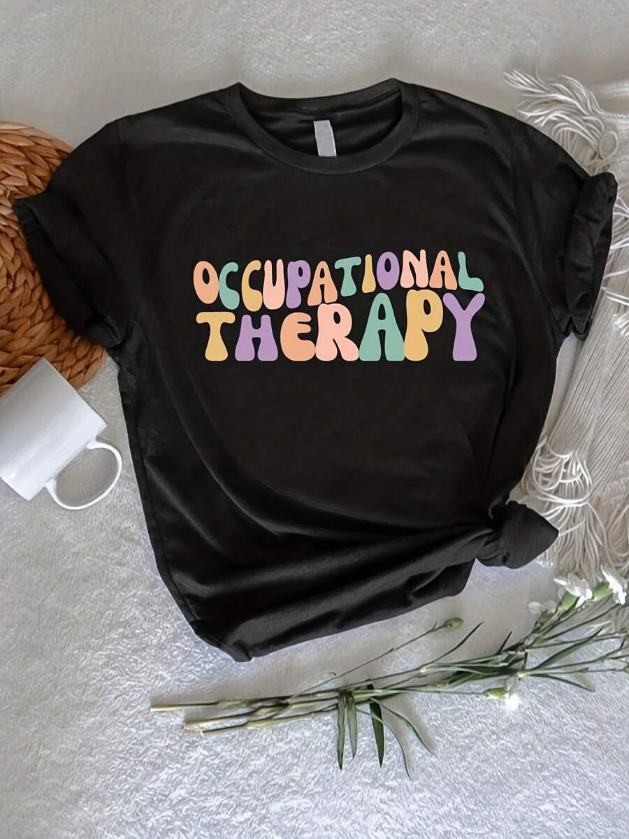 Occupational Therapy Shirt, R OT Shirt, Therapist Shirt, Special Education Shirt, Occupational Shirt, Gift For Therapist, Therapy Shirt - 款式23 - 查看 1