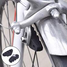 Bike C Brake Pad Disc Brake Pads 50mm 1.97" V-Brake Pads Silent Brake Shoes Rubber Bicycle Brake Block Replacement For Road Bicycle Come With Allen Wrench