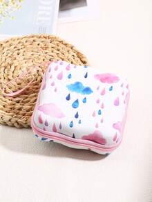 Colorful Printed Earphone, Cable, Charger, Hard Drive Protective Storage Pouch, Portable Zipper Shockproof Organizer Case Cable Organizer Electronic Organizer Storage Bag Waterproof For Travel For Tech For Women For Men Charger Bag Charger Case Waterproof Bag Travel Essentials - Multicolor - View 11