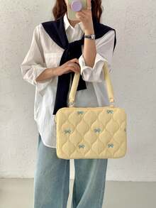 Schöne Laptop-Tasche mit Schleifenstickerei, 13/14 Zoll, 15/15,6 Zoll, Schulter-Laptop-Innentasche, Laptop-Hülle, Laptop-Cover für Frauen und Männer, Reiseaccessoires - Verschiedenfarbig - Übersicht 13