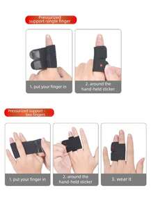 1 miếng bọc ngón tay chơi bóng rổ ngoài trời, thiết bị bảo vệ nén khớp, chống mài mòn, ngăn ngừa chai sần, bảo vệ ngón tay chơi bóng chuyền - Nhiều màu - Xem 11