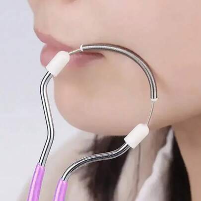 1 máy tẩy lông mặt, thích hợp cho môi, cằm và cổ