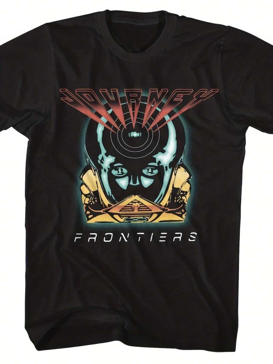 Journey Frontiers Black T-Shirt - Style 12 - View 1