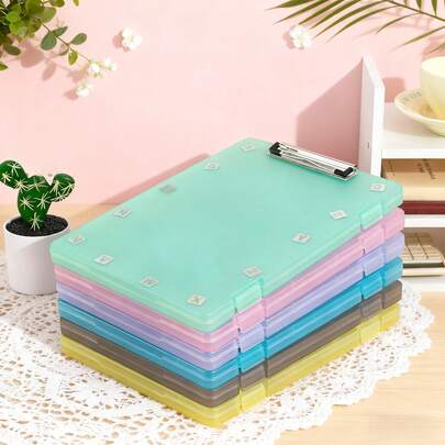 Cartella portadocumenti A4 2 in 1 e blocco per appunti, organizer multifunzionale