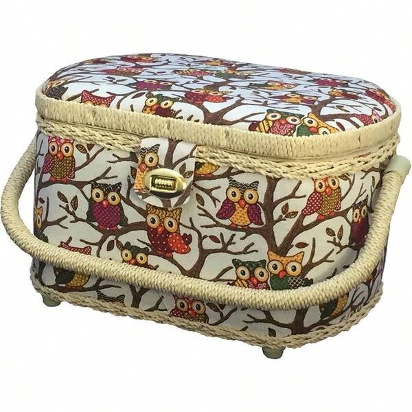 Michley Sewing Basket With 41PC Sewing Kit