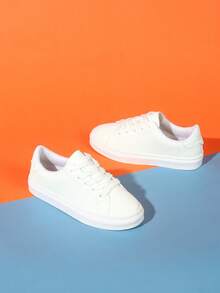 Casual Flat Sneakers For Teenagers, Fashionable Versatile Flat Sneakers, Casual Sneakers, Sports Shoes