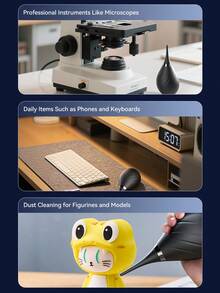 Sistema de limpieza todo en uno de soplador de aire de alta potencia y grado profesional Llano para la limpieza de cámaras y electrónicos - Rosa - Ver 10