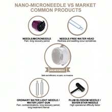 Nuevo medidor de belleza Nano Needleless Hydrafacial Gun nuevo medidor belleza nano needleless hydrafacial gun dispositivo estetica sin agujas tecnologia microdifusion tratamiento facial hidratacion profunda limpieza poros promocion rejuvenecimiento salon spa uso profesional y domicilio guia incluida garantia calidad envio rapido - Dorado - Ver 4