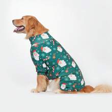 圣诞狗狗睡衣，搞笑圣诞狗狗服装，圣诞小狗睡衣，圣诞小狗衣服，狗狗毛衣，小狗圣诞礼物，狗狗服装，狗狗衣服，小型犬、中型犬、大型犬睡衣，超柔软有弹性，全身印花圣诞图案，S-6XL - 彩色 - 查看 8