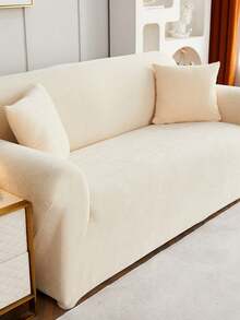 1 husă de canapea groasă din chenilă, protector de canapea de lux la modă, husă de canapea decorativă antiderapantă, antipraf și antizgârieturi, potrivită pentru toate anotimpurile, dormitor, sufragerie, studiu, birou