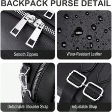 Lexiyat Small Backpack Purse For Women Leather Mini Convertible Designer Backpack Travel Shoulder Fashion Bag