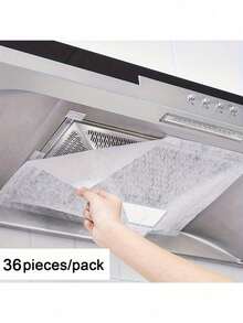 1/12/24/36pcs Premium Range Hood Filters, Easy-Clean, Odor-Eliminating, Fits All Stove Types