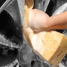 1 pieza Esponja grande de panal para lavar el coche, esponja de limpieza multiusos para coche, baño y cocina