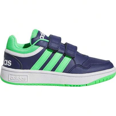  Adidas Toddler Casual Hook And Loop Sneakers, Comfortable Wide Fit Design, Sports Casual Shoes