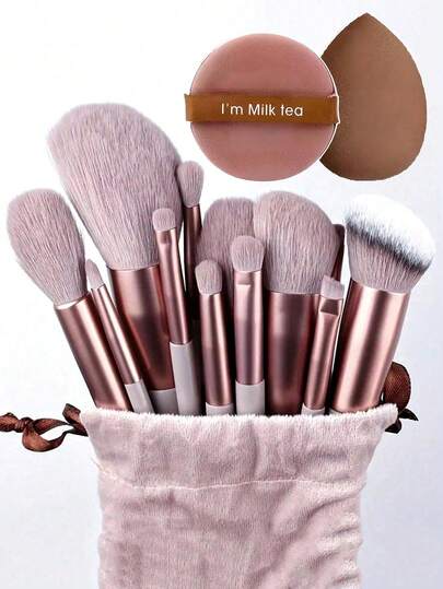 15 قطعة من فرش المكياج البيضاوية الاحترافية، مثالية لأساس المكياج، الحواجب، الكونسيلر، ظلال العيون، للسفر والمكياج اليومي، شعيرات الفرش تلبي احتياجات المكياج الأساسي اليومي، أحمر الخدود، الكونسيلر وظلال العيون، مناسبة للمبتدئين والمحترفين.